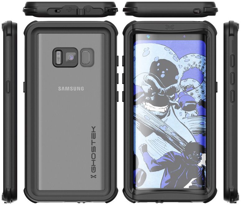 Ghostek Nautical Waterbestendig Hoesje Samsung Galaxy S8 Plus Zwart afbeelding 10
