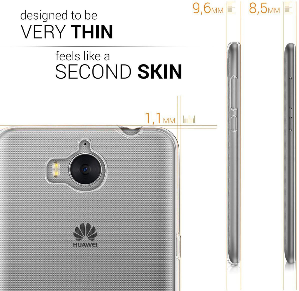 Huawei Y6 (2017) Transparant Hoesje afbeelding 6