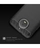Motorola Moto G5S Geborsteld TPU Hoesje Zwart