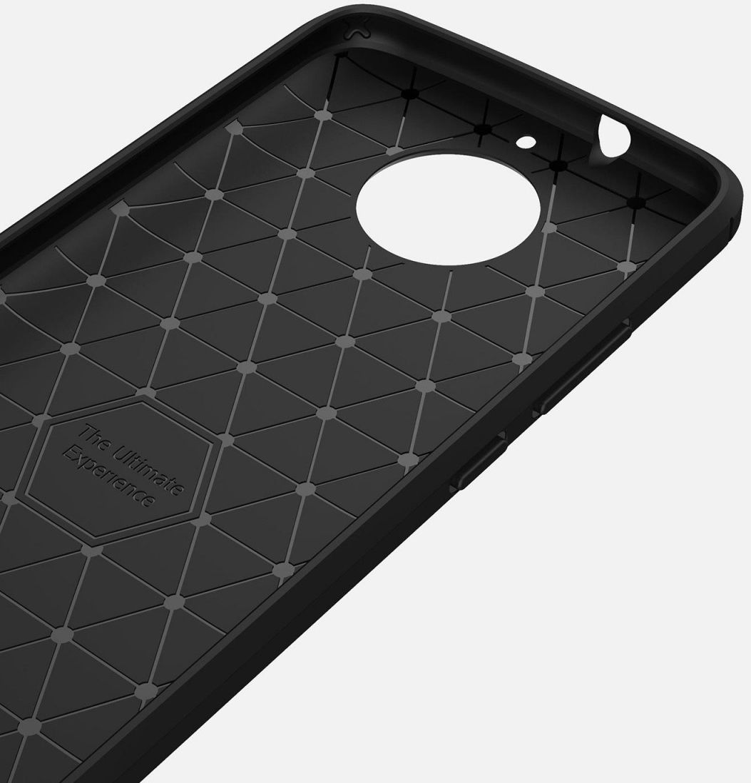 Motorola Moto G5S Geborsteld TPU Hoesje Zwart afbeelding 11