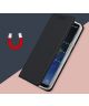 Samsung Galaxy Note 8 Flip Hoesje met Kaart Houder Zwart