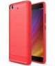 Xiaomi Mi 5S Geborsteld TPU Hoesje Rood