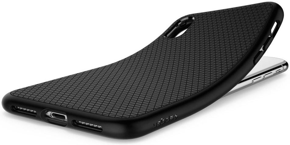 Spigen Liquid Air Apple iPhone X Hoesje Zwart afbeelding 5
