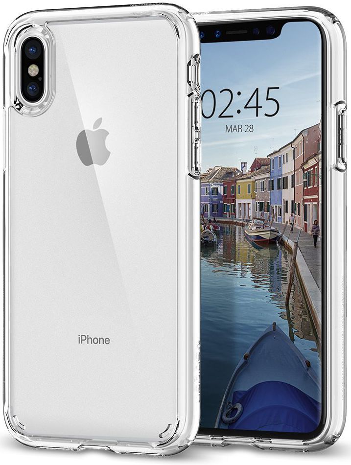 Spigen Ultra Hybrid Apple iPhone X Hoesje Transparant afbeelding 1