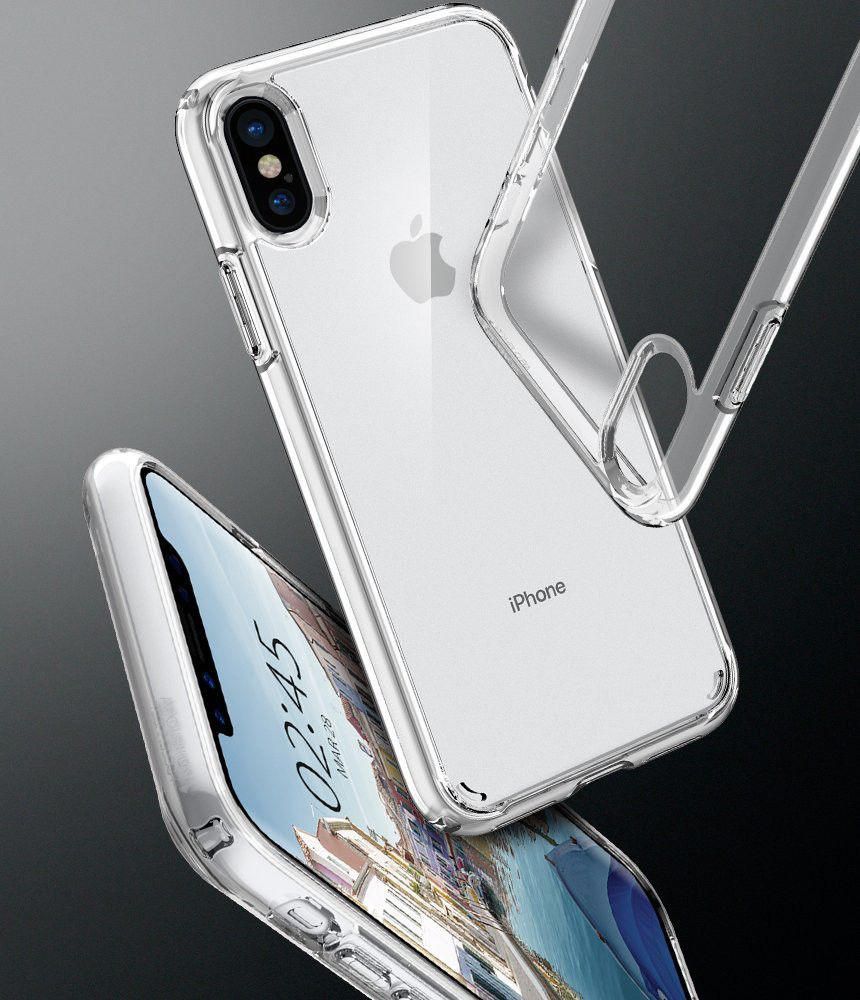 Spigen Ultra Hybrid Apple iPhone X Hoesje Transparant afbeelding 3