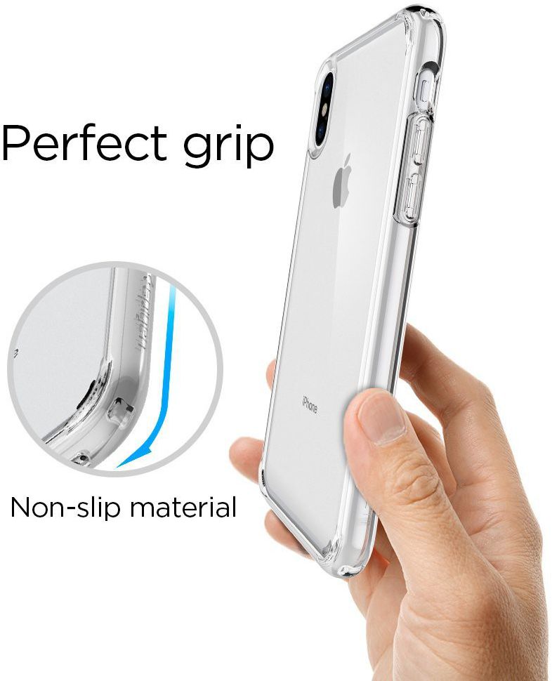 Spigen Ultra Hybrid Apple iPhone X Hoesje Transparant afbeelding 5