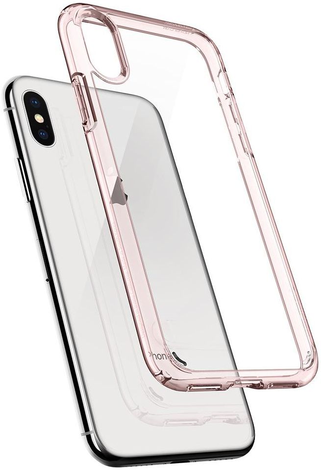 Spigen Ultra Hybrid Apple iPhone X Hoesje Roze afbeelding 2