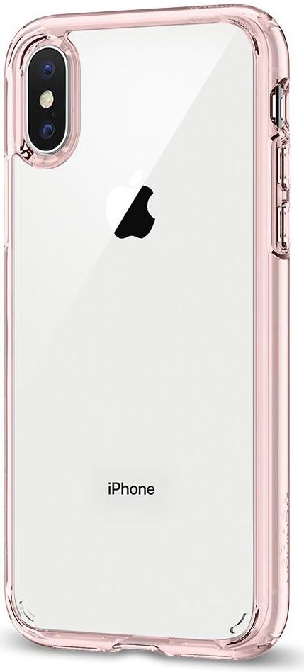 Spigen Ultra Hybrid Apple iPhone X Hoesje Roze afbeelding 4