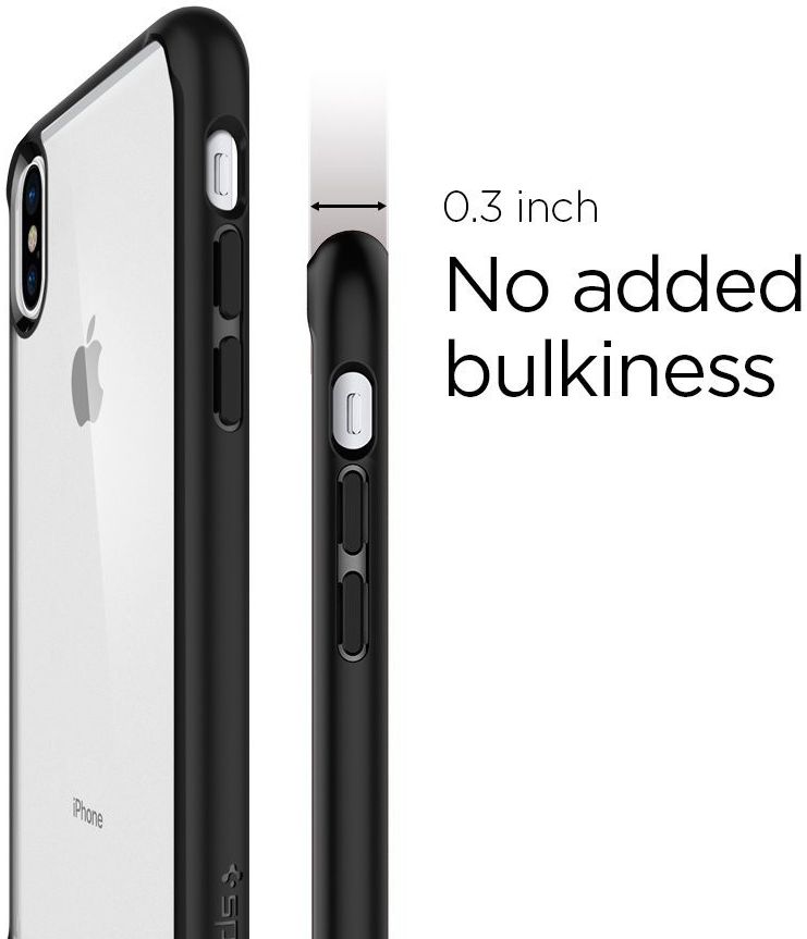 Spigen Ultra Hybrid Apple iPhone X Hoesje Zwart afbeelding 5