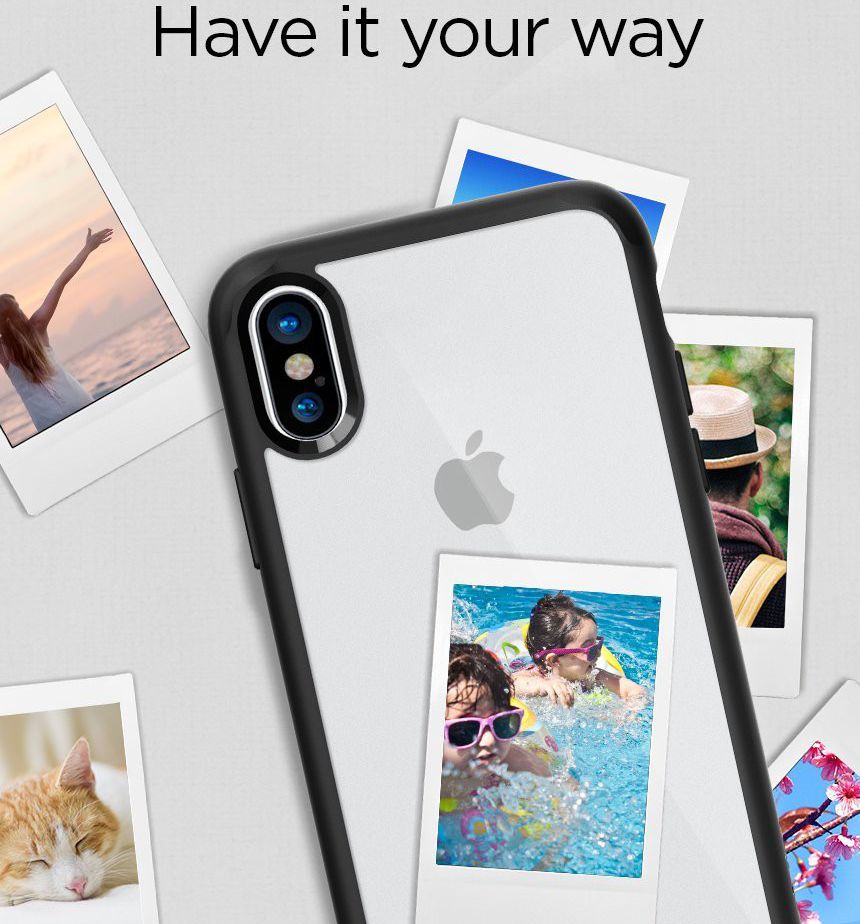 Spigen Ultra Hybrid Apple iPhone X Hoesje Zwart afbeelding 7