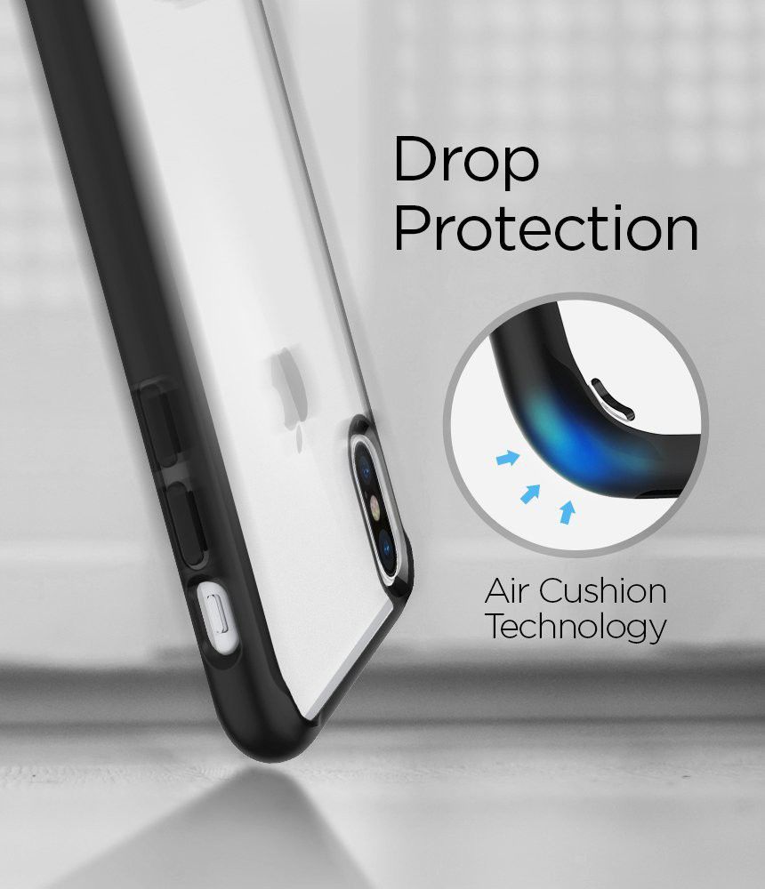 Spigen Ultra Hybrid Apple iPhone X Hoesje Zwart afbeelding 8