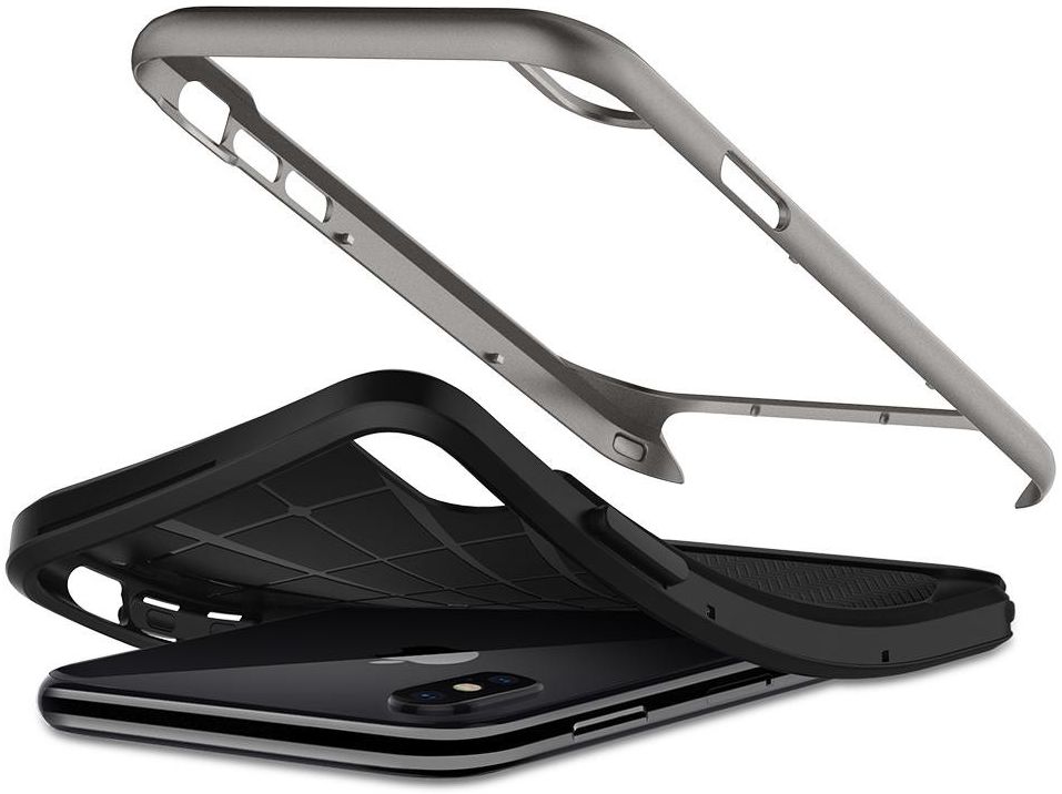 Spigen Neo Hybrid Apple iPhone X Gunmetal afbeelding 3