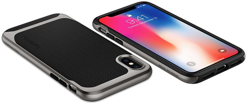 Spigen Neo Hybrid Apple iPhone X Gunmetal afbeelding 4