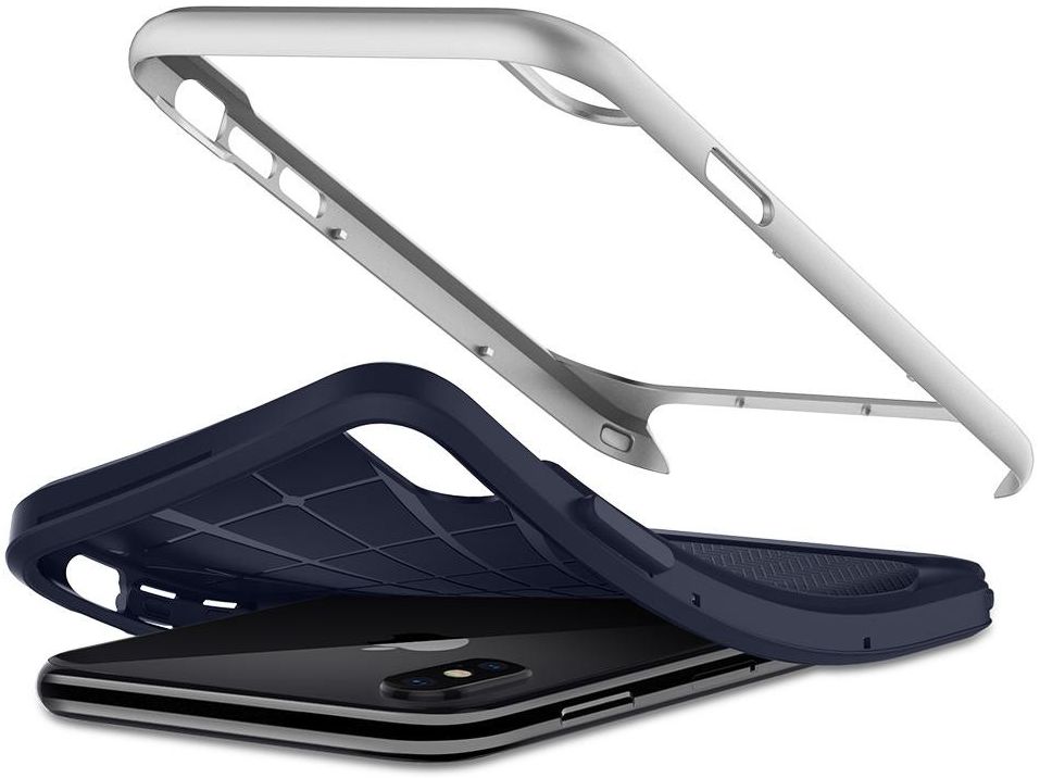 Spigen Neo Hybrid Apple iPhone X Zilver afbeelding 3