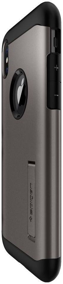 Spigen Slim Armor Apple iPhone X Gunmetal afbeelding 6