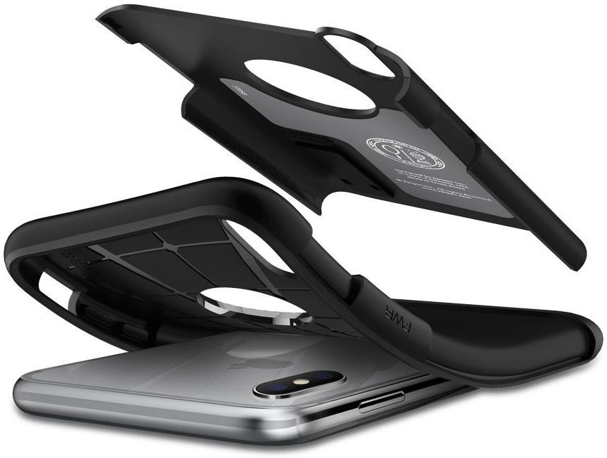 Spigen Slim Armor Apple iPhone X Zwart afbeelding 2