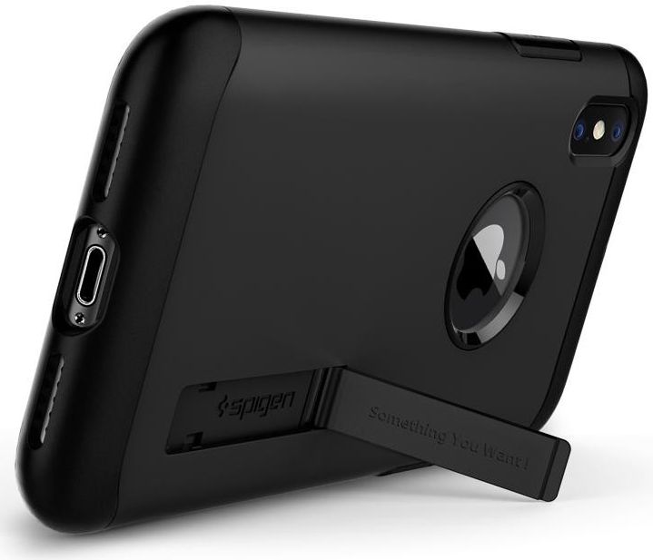 Spigen Slim Armor Apple iPhone X Zwart afbeelding 3