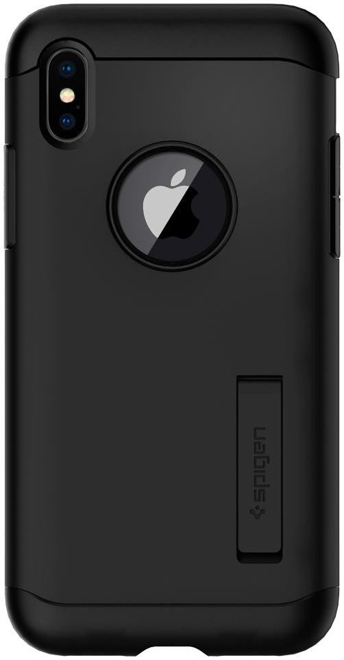 Spigen Slim Armor Apple iPhone X Zwart afbeelding 4