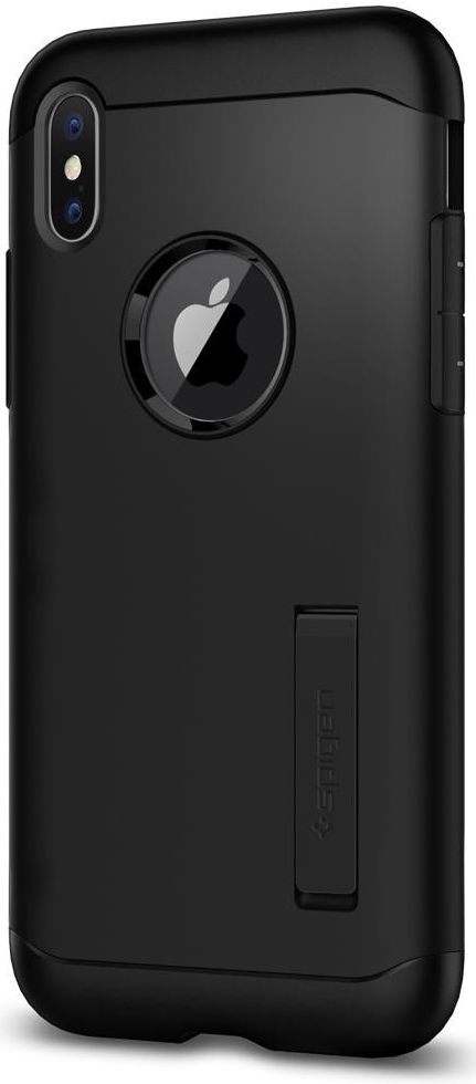 Spigen Slim Armor Apple iPhone X Zwart afbeelding 5