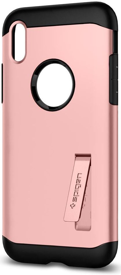 Spigen Slim Armor Apple iPhone X Roze Goud afbeelding 4