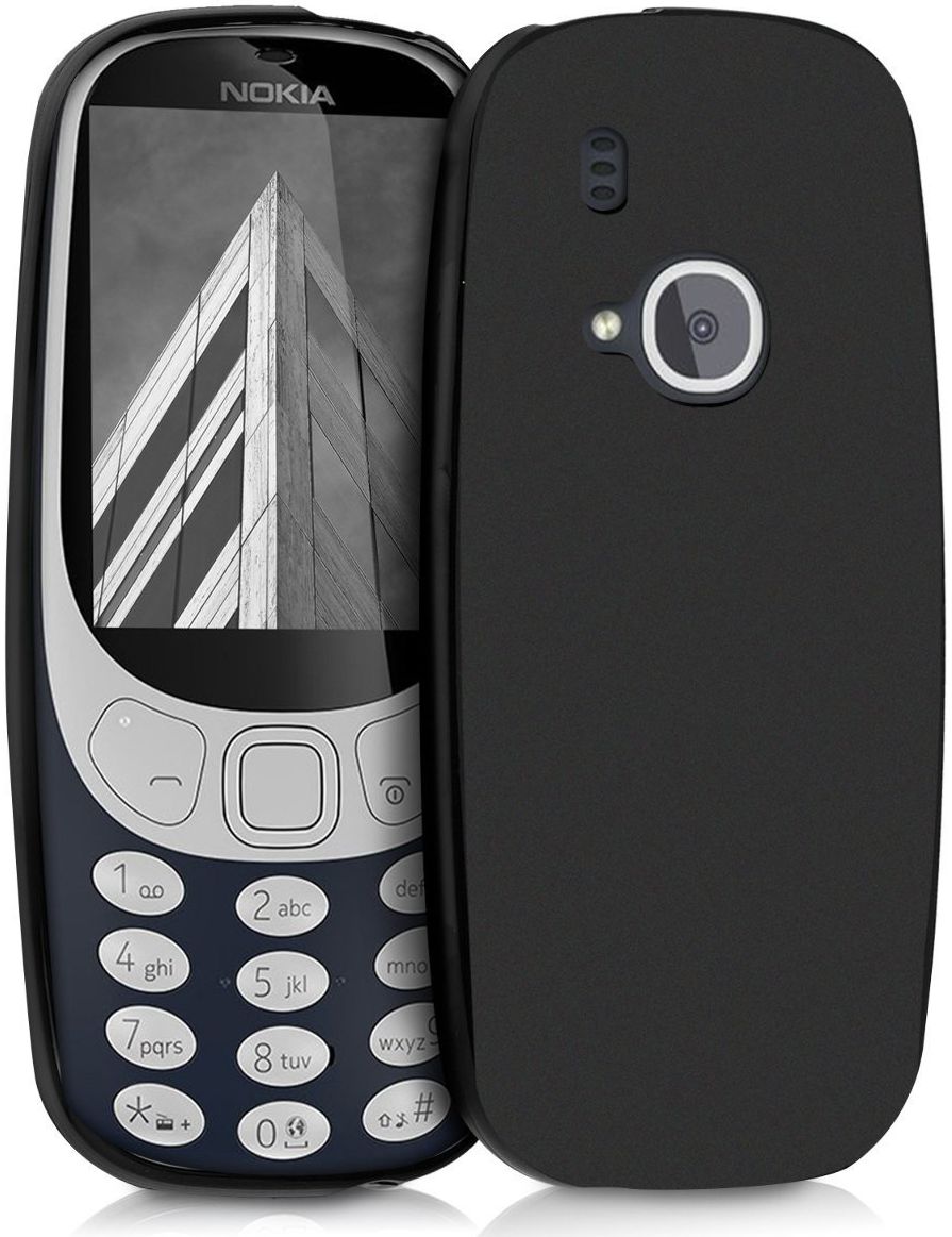 Nokia 3310 2017 TPU Hoesje Zwart afbeelding 2