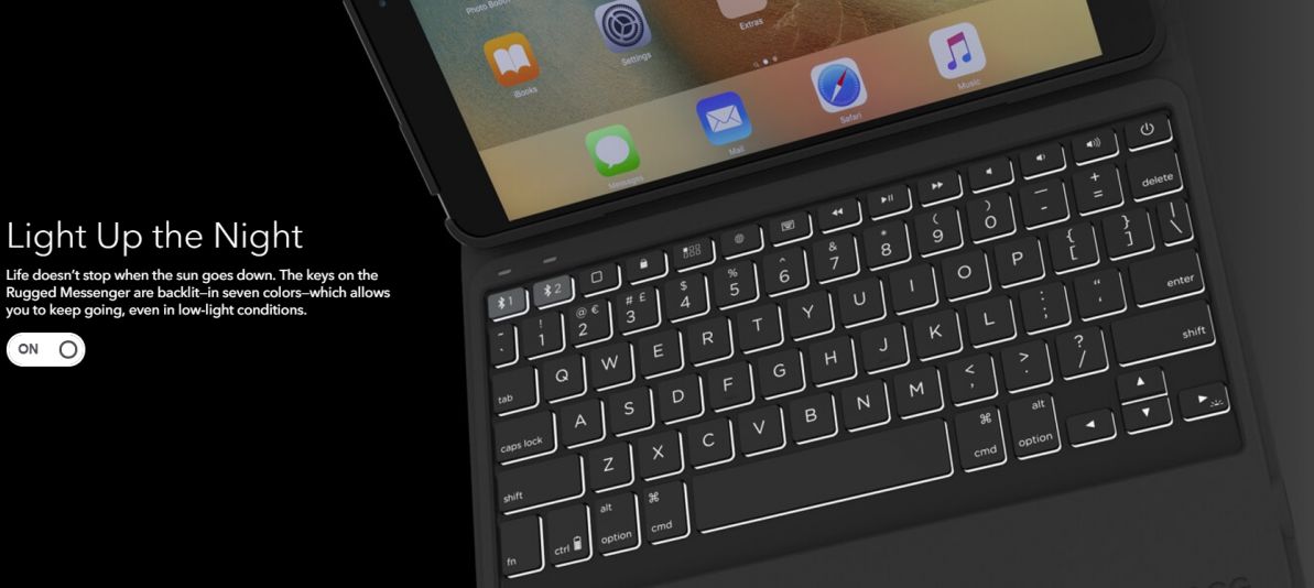 Zagg Rugged Keyboard Case iPad Air (2019) / iPad Pro 10.5 2017 afbeelding 11