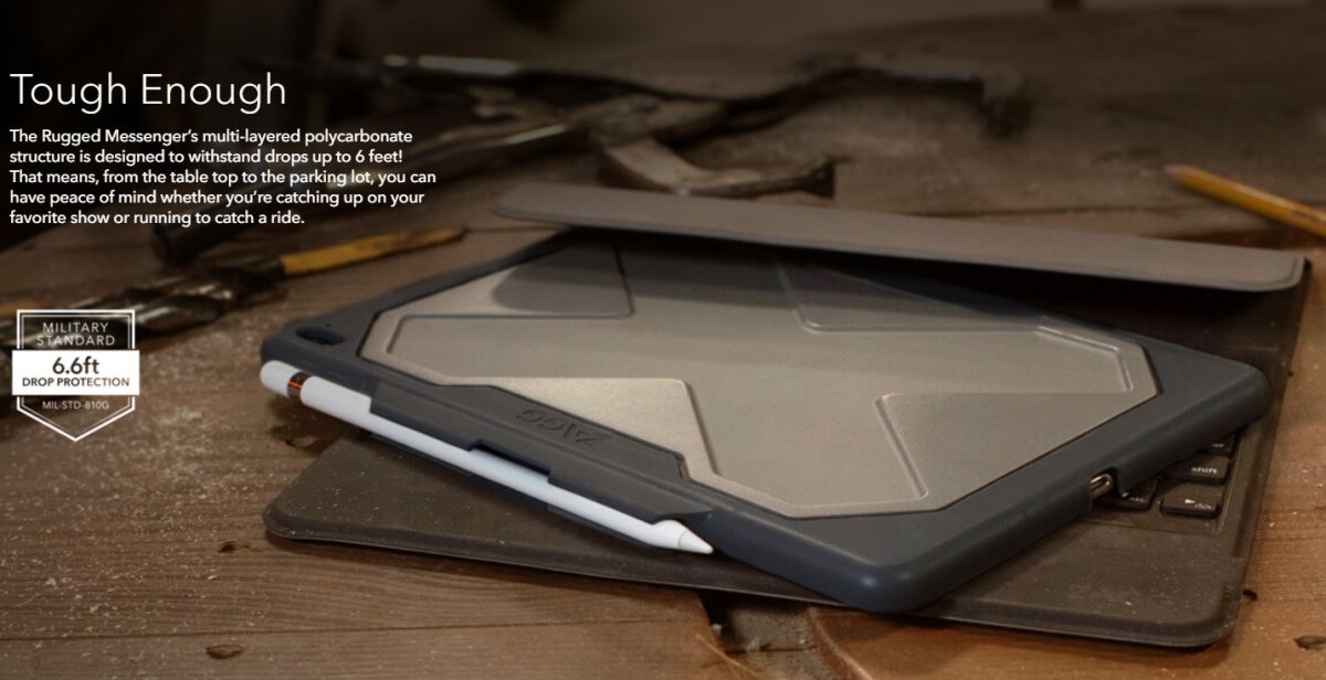 Zagg Rugged Keyboard Case iPad Air (2019) / iPad Pro 10.5 2017 afbeelding 6