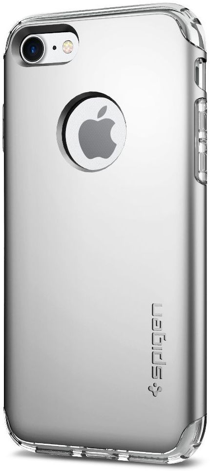 Spigen Hybrid Armor Hoesje Apple iPhone 7 Satin Silver afbeelding 3