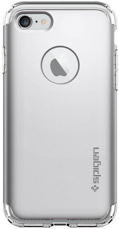 Spigen Hybrid Armor Hoesje Apple iPhone 7 Satin Silver afbeelding 5