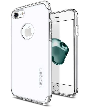 Spigen Hybrid Armor Hoesje Apple iPhone 7 Jet White Hoesjes