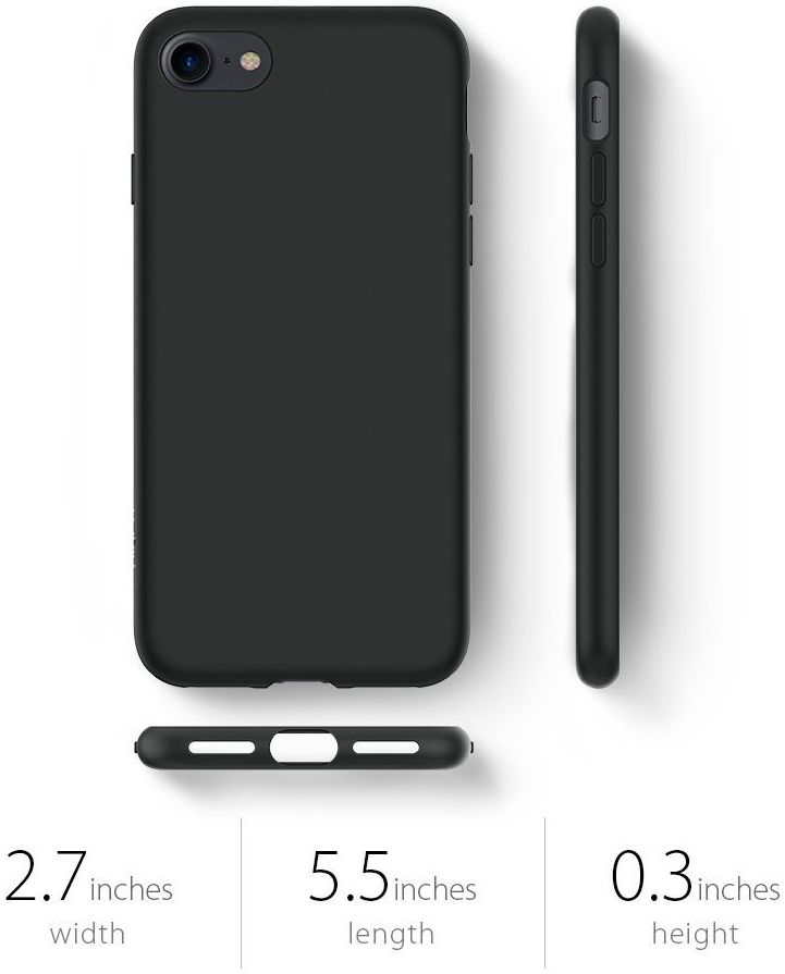 Spigen Liquid Crystal Apple iPhone 7 / 8 Hoesje Black afbeelding 9