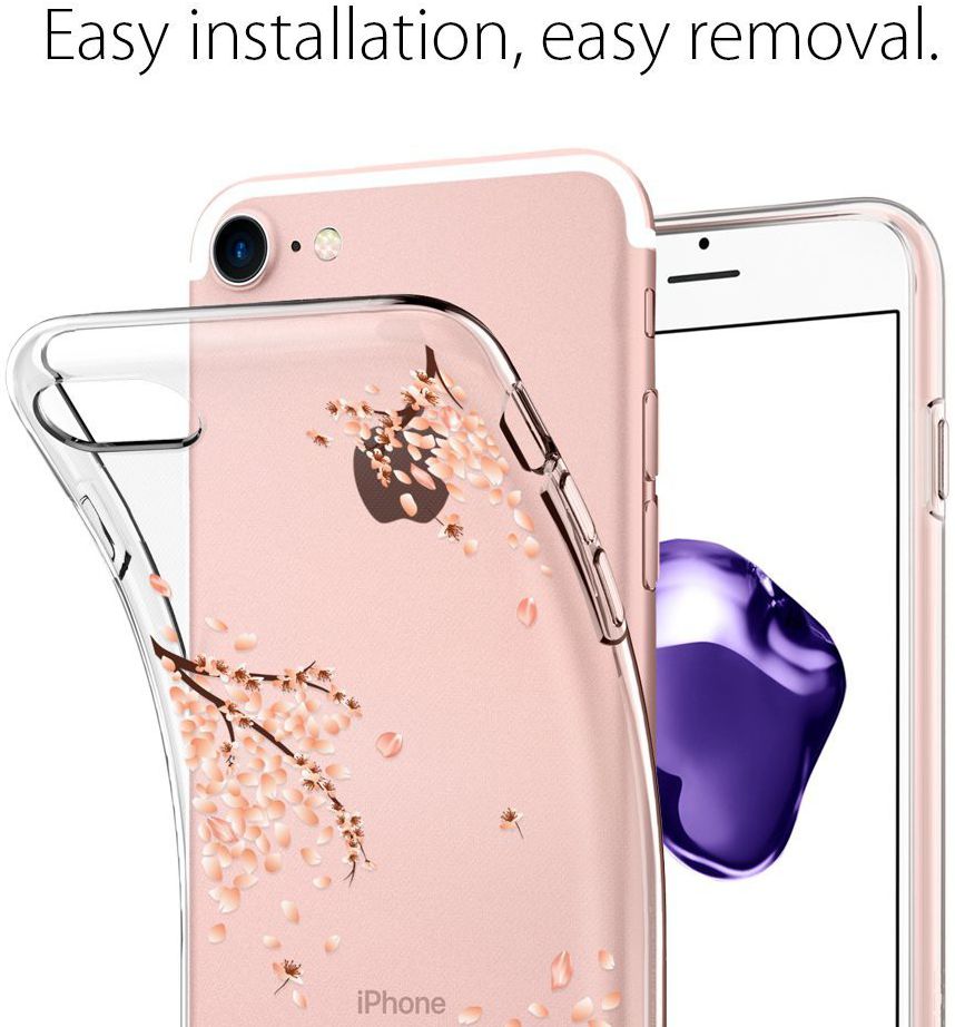 Spigen Liquid Crystal Case Apple iPhone 7 / 8 Shine Blossom afbeelding 2