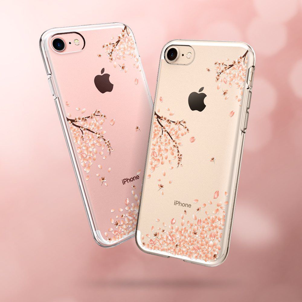 Spigen Liquid Crystal Case Apple iPhone 7 / 8 Shine Blossom afbeelding 4