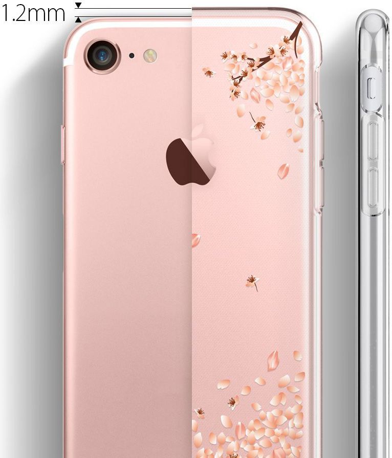 Spigen Liquid Crystal Case Apple iPhone 7 / 8 Shine Blossom afbeelding 6
