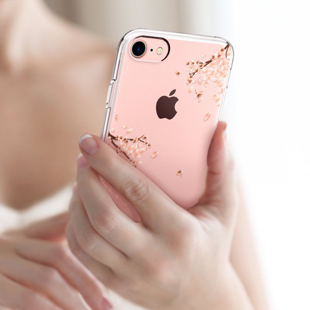 Spigen Liquid Crystal Case Apple iPhone 7 / 8 Shine Blossom afbeelding 7