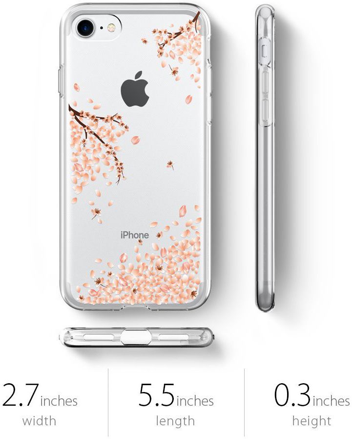 Spigen Liquid Crystal Case Apple iPhone 7 / 8 Shine Blossom afbeelding 8
