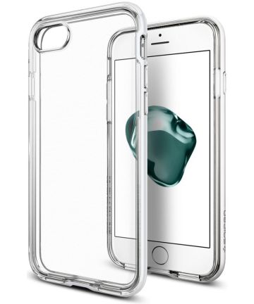 Spigen Neo Hybrid Crystal Case iPhone 7 / 8 Jet White Hoesjes