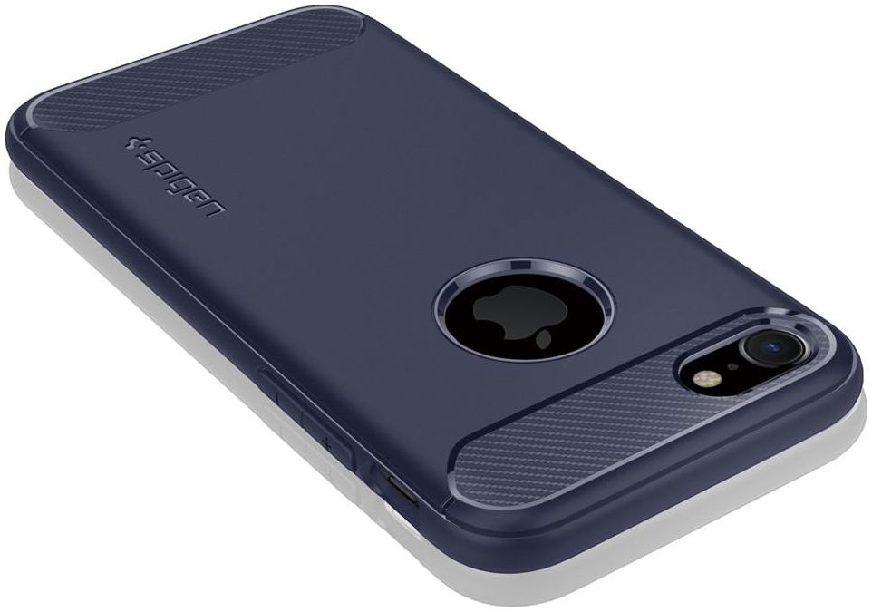 Spigen Rugged Armor Case Apple iPhone 7 Midnight Blue afbeelding 4