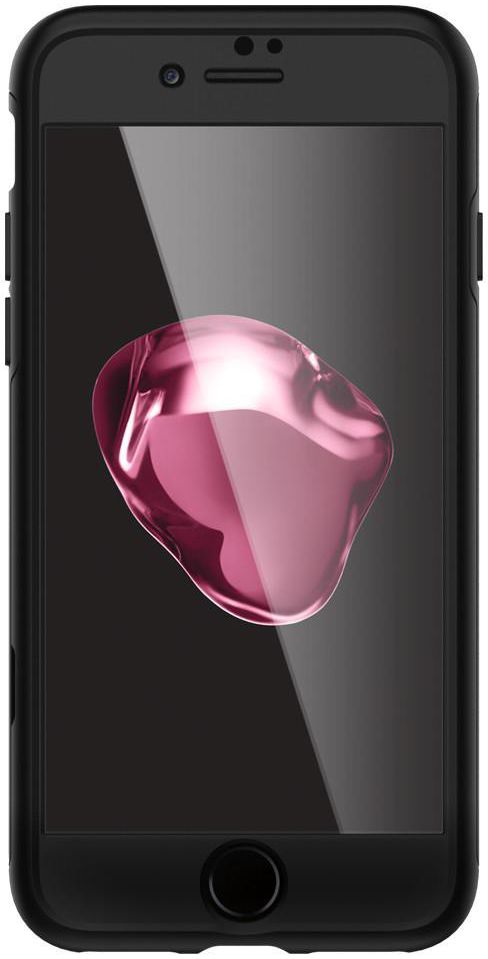 Spigen Thin Fit  360 Case Apple iPhone 7 / 8 Zwart afbeelding 4