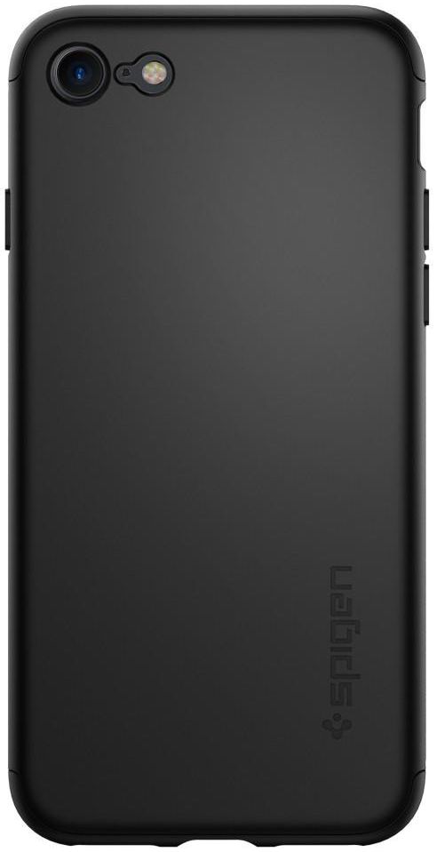 Spigen Thin Fit  360 Case Apple iPhone 7 / 8 Zwart afbeelding 5