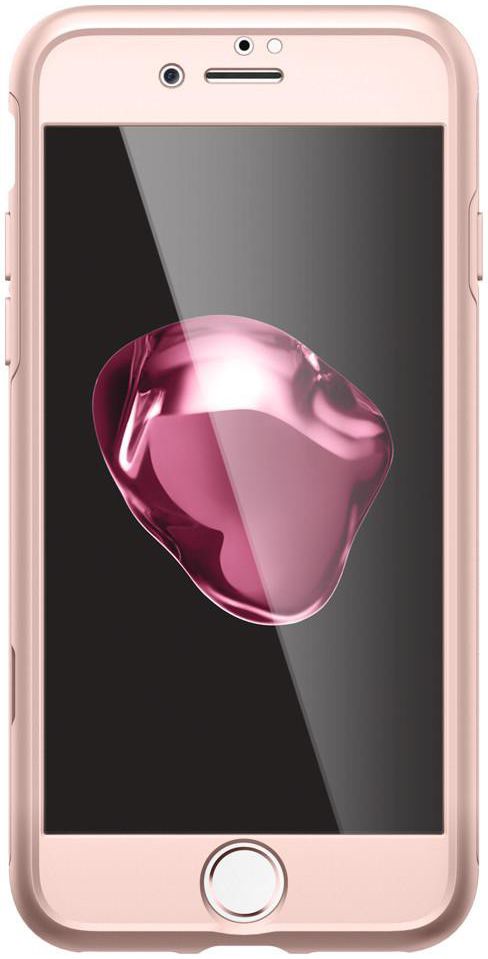 Spigen Thin Fit  360 Case Apple iPhone 7 / 8 Roze Goud afbeelding 4