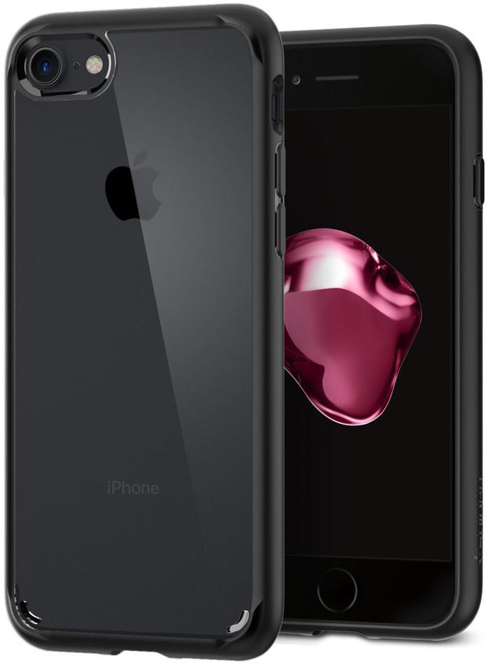 Spigen Ultra Hybrid 2 Case Apple iPhone 7 / 8 Zwart afbeelding 2