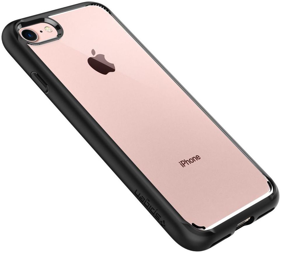 Spigen Ultra Hybrid 2 Case Apple iPhone 7 / 8 Zwart afbeelding 5