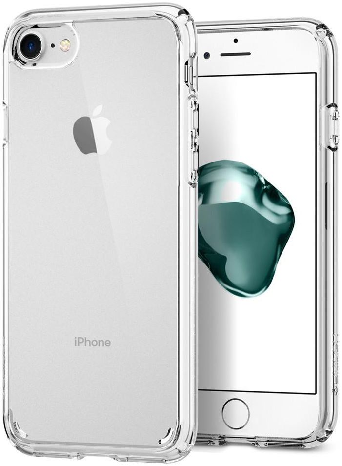 Spigen Ultra Hybrid 2 Case Apple iPhone 7 / 8 Transparant afbeelding 2