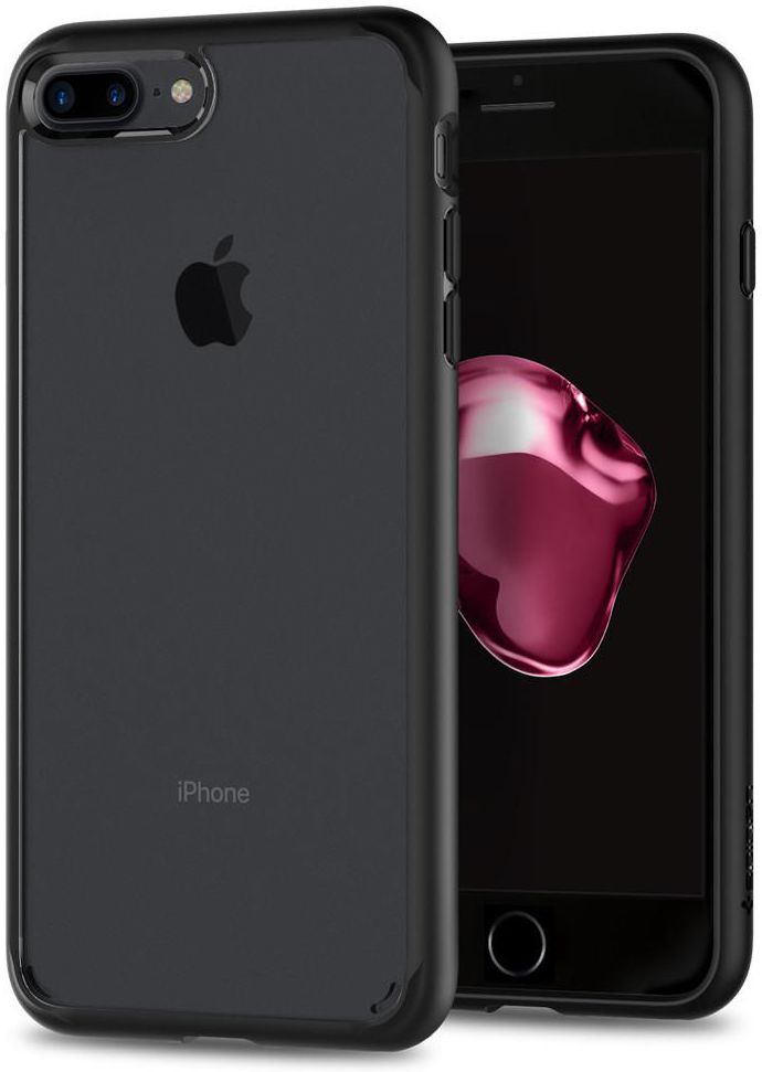 Spigen Ultra Hybrid 2 Apple iPhone 7 Plus / 8 Plus Hoesje Zwart afbeelding 2