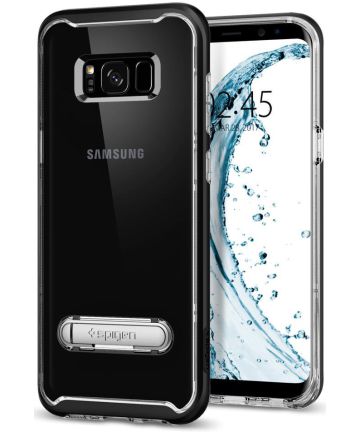 Spigen Crystal Hybrid Case Samsung Galaxy S8 Zwart Hoesjes