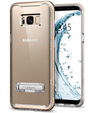 Spigen Crystal Hybrid Case Samsung Galaxy S8 Goud Hoesjes