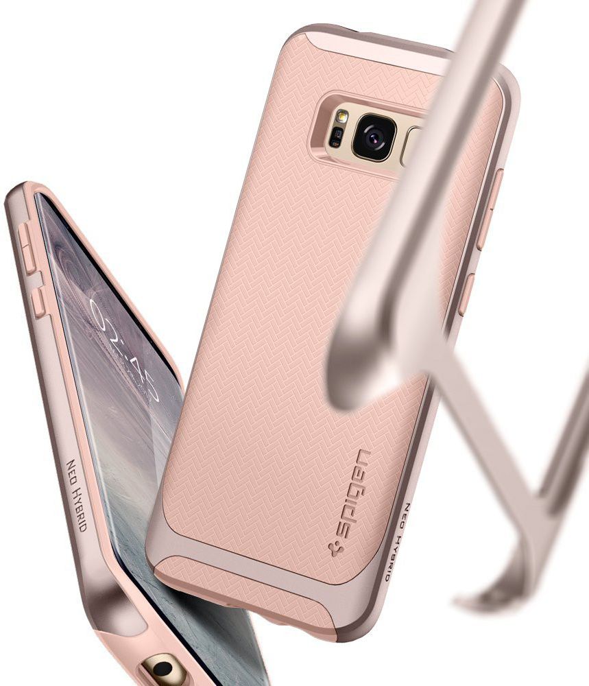Spigen Neo Hybrid Samsung Galaxy S8 Hoesje Roze afbeelding 2