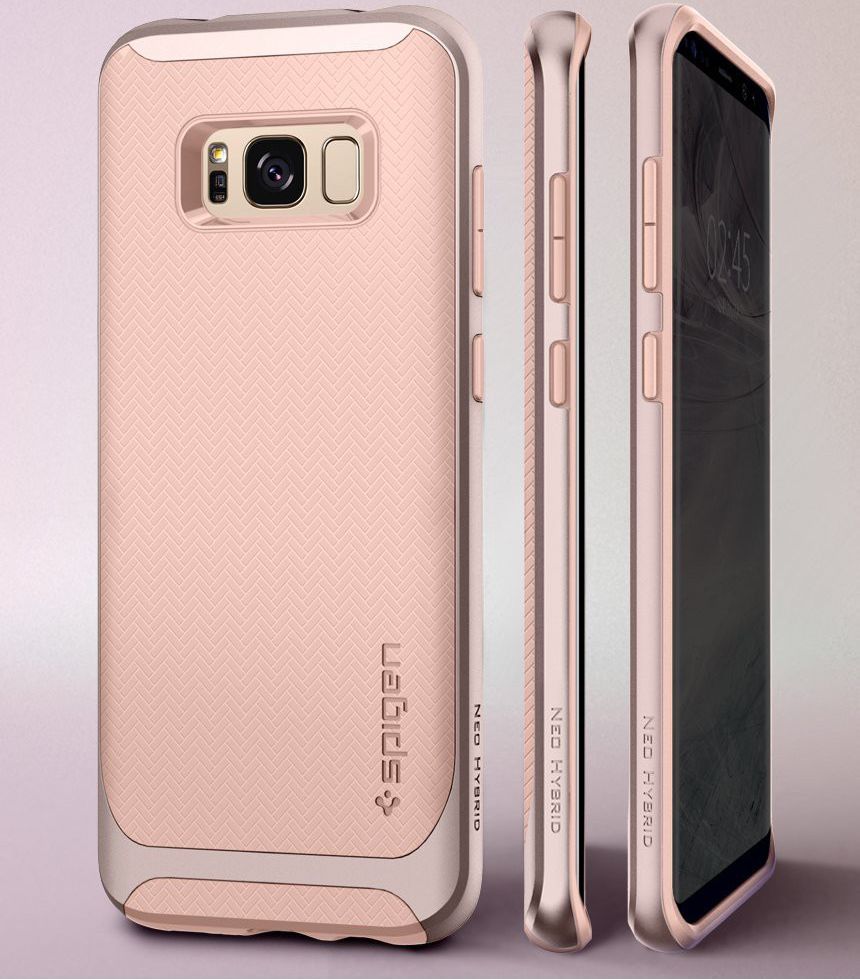 Spigen Neo Hybrid Samsung Galaxy S8 Hoesje Roze afbeelding 3