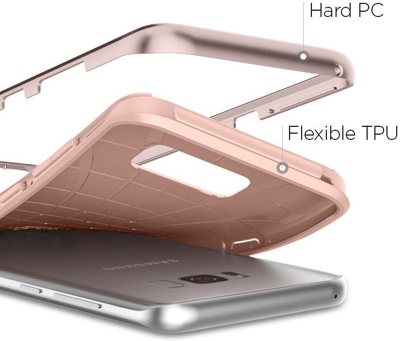 Spigen Neo Hybrid Samsung Galaxy S8 Hoesje Roze afbeelding 5
